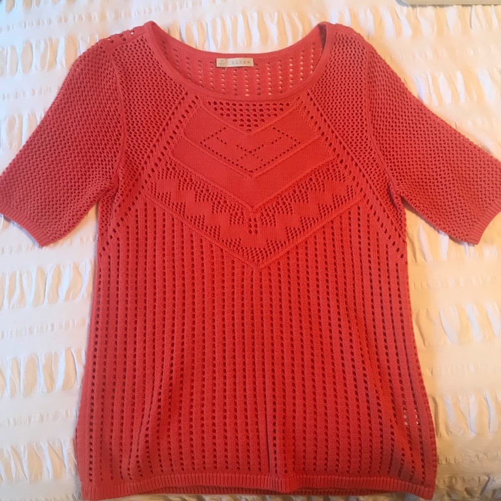 Cherry orange sweater shirt